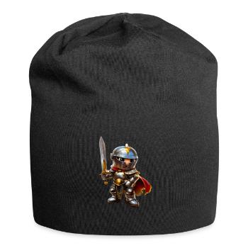 Knight #lovely toons - Bonnet en jersey - noir - Devant