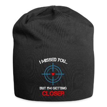 I Missed You Sniper - Jersey Beanie - black - Front