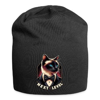 Siam Katze Siamkatze Next Level Anzug Geschenk - Jersey-Beanie - Schwarz - Vorne
