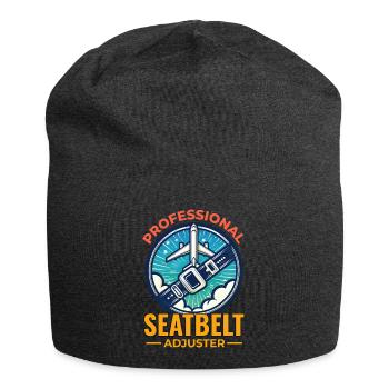 Flugbegleiter Flugbegleiter Flugbegleiterin Flugbegleiterin - Jersey-Beanie - Anthrazit - Vorne