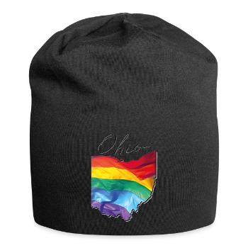 Ohio (United States) | Real Flag | LGBTQIA+ Script - Jersey Beanie - black - Front
