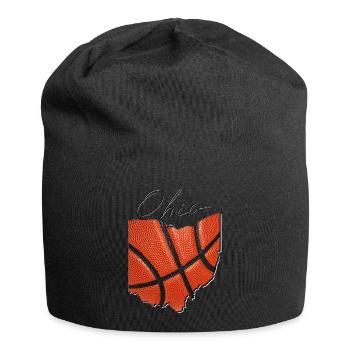 Ohio (United States) | real basketball | Map Script - Jersey Beanie - black - Front