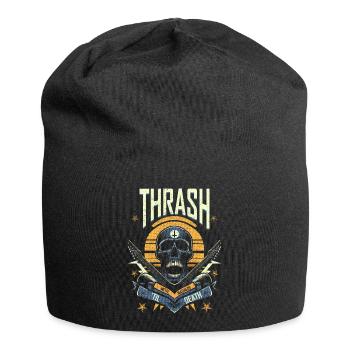Thrash Till Death Retro Mumie Heavy Metal - Jersey-Beanie - Schwarz - Vorne