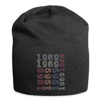 Born In 1969 Birthday Gift 1969 Retro 1969 - Jersey Beanie - black - Front