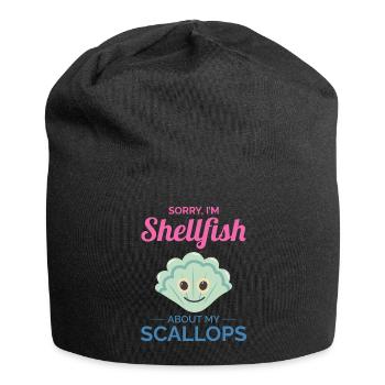Pétoncles Coquillages Collector Beachcomber Crustacés - Bonnet en jersey - noir - Devant