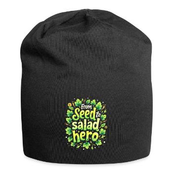 VOM SAMEN ZUM SALATHELDEN - Jersey-Beanie - Schwarz - Vorne