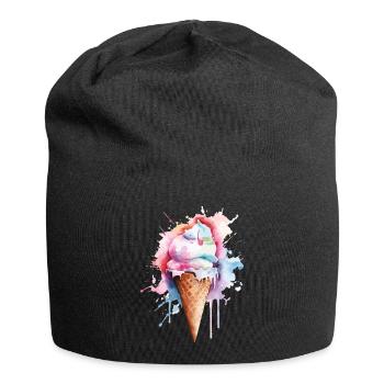 Crème glacée Crème glacée - Bonnet en jersey - noir - Devant