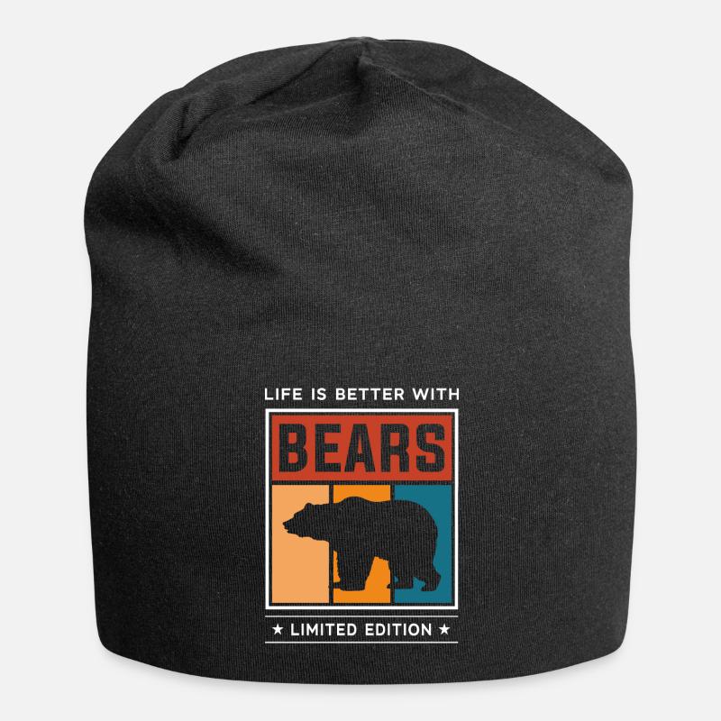 Bears - Jersey-Beanie - Schwarz