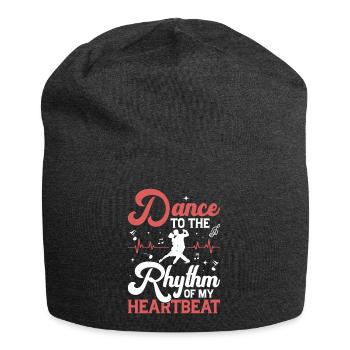 Dance to the Rhythm of My Heartbeat Tango Dance La - Jersey Beanie - charcoal grey - Front