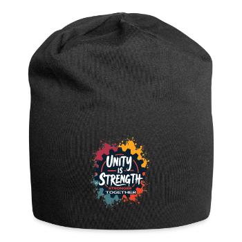 STRONGER TOGETHER - Jersey Beanie - black - Front