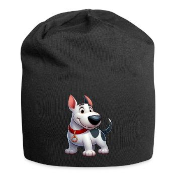 bull terrier 4 - Bonnet en jersey - noir - Devant