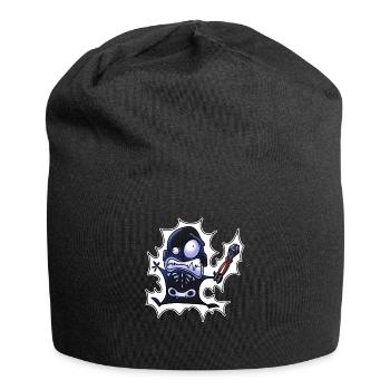 1000 Volt Klau-Klaus - Jersey-Beanie - Schwarz - Vorne