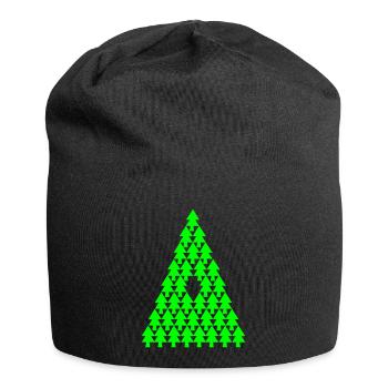 Arbre de Noël Arbres de Noël - Bonnet en jersey - noir - Devant