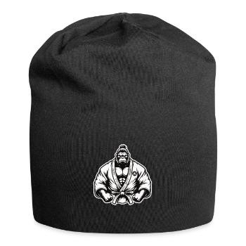 Martial Arts Gorilla – Strength and Dominance - Jersey Beanie - black - Front