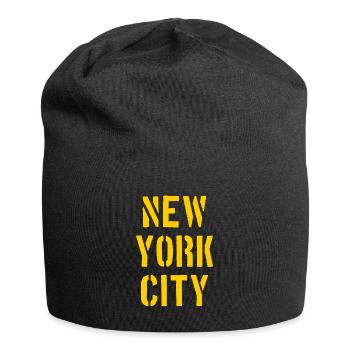 New York City - NYC - NY - Manhattan - Brooklyn - Bonnet en jersey - noir - Devant