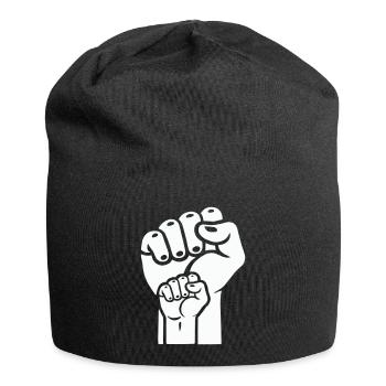 Poing 2 - Bonnet en jersey - noir - Devant