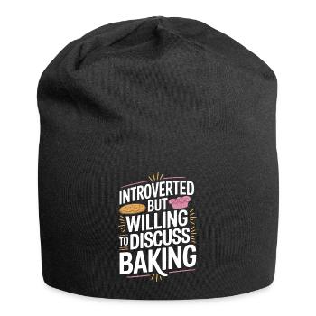 Chef pâtissier Biscuits du désert Boulanger Ouvrier Boulanger - Bonnet en jersey - noir - Devant