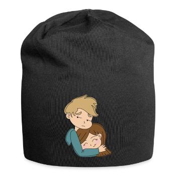 Cuddle Overload - Jersey Beanie - black - Front