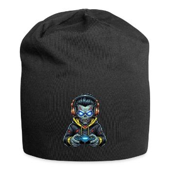 Zombie Gamer : Jouez jusqu’à ce que votre tête explose ! - Bonnet en jersey - noir - Devant