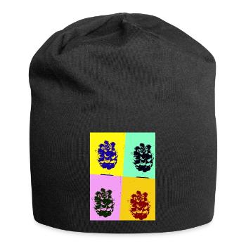 Pomme de pin - Bonnet en jersey - noir - Devant