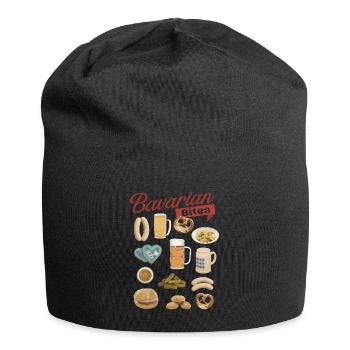 Bayerische Bissen TeeDesign - Jersey-Beanie - Schwarz - Vorne