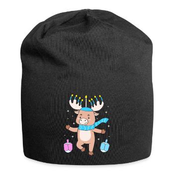 Hanukkah Chanukkah Hanukah - Jersey-Beanie - Schwarz - Vorne