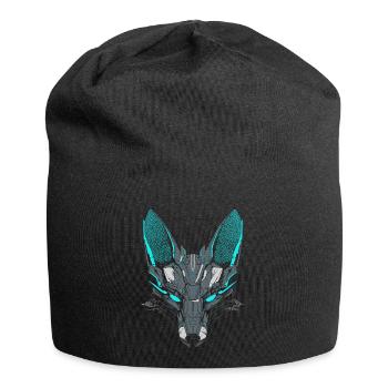 Mecha-Fuchs - Jersey-Beanie - Schwarz - Vorne