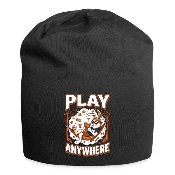 Jeu de Bunny dans les Hamacs - Bonnet en jersey - noir - Devant
