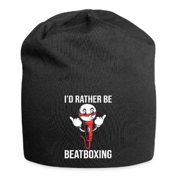 Beatbox - Jersey-Beanie - Schwarz - Vorne