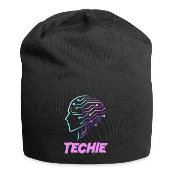 Neon Head Circuit Techie - Jersey Beanie - black - Front