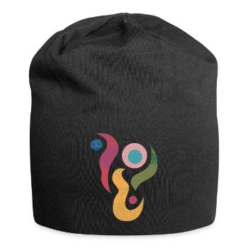 Yoga design_40 - Jersey Beanie - black - Front