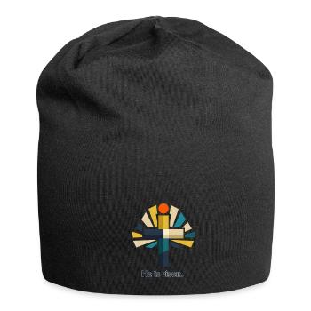 Resurrection He is Risen Easter Jesus - Jersey Beanie - black - Front