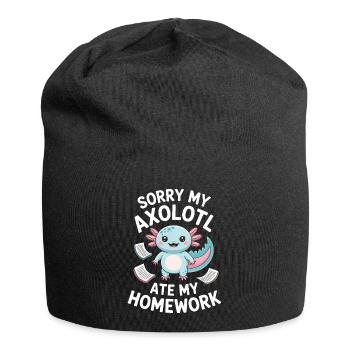 Axolotl Homework Heist - Jersey Beanie - black - Front