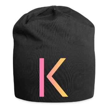 K - Jersey-Beanie - Schwarz - Vorne