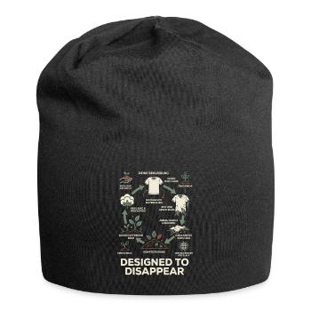 Aktiver Umweltschutz - Jersey-Beanie - Schwarz - Vorne