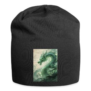 Le Gardien d'Émeraude : Qinglong - Force Éternelle - Bonnet en jersey - noir - Devant