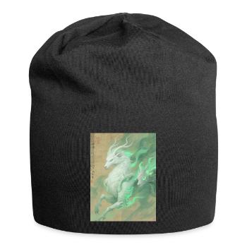 Bai Ze : Le Guide Céleste - Harmonie des Mondes - Bonnet en jersey - noir - Devant