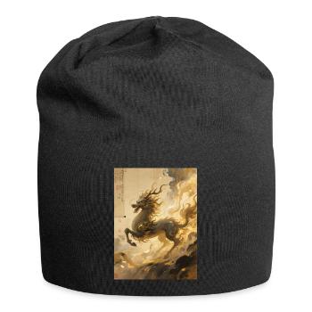 L'Aube de Jade : Qilin – Présage Sacré - Bonnet en jersey - noir - Devant