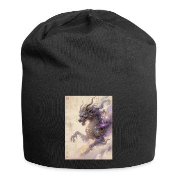L'Apothéose Pourpre : Qilin Zijin – Harmonie - Bonnet en jersey - noir - Devant