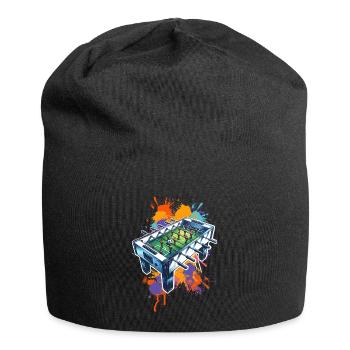 Tischkicker Tischfußball - Jersey-Beanie - Schwarz - Vorne