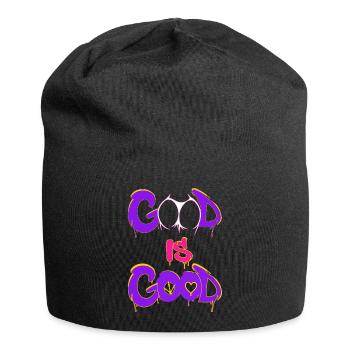 Good_is_good - Bonnet en jersey - noir - Devant