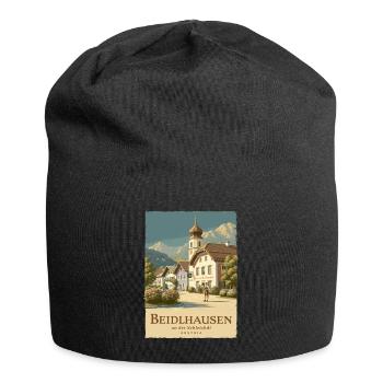 Beidlhausen Poster - Alpen Dorfharmonie - Jersey-Beanie - Schwarz - Vorne