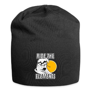 Squelette du Wave Rider - Bonnet en jersey - noir - Devant