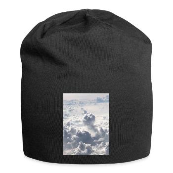 Clouds Dreaming Above the Sky - Jersey Beanie - black - Front