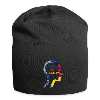 Fühle es, um es zu heilen ACT-Therapie - Jersey-Beanie - Schwarz - Vorne