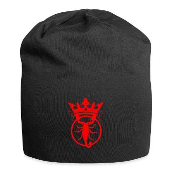 Königlicher Skorpion in der Krone - Jersey-Beanie - Schwarz - Vorne