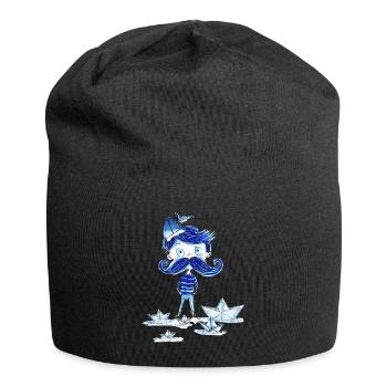 Mr. Blue - Jersey Beanie - black - Front