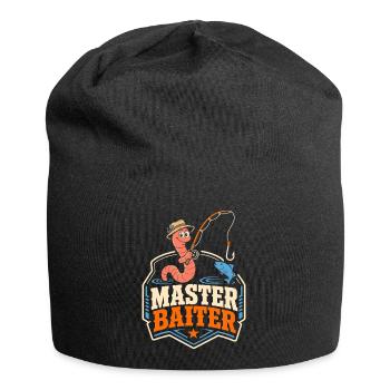 Master Baiter Angel Word Game - Jersey Beanie - black - Front