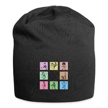 Struwwelpeter Pop Art – Frankfurt, Germany - Jersey Beanie - black - Front