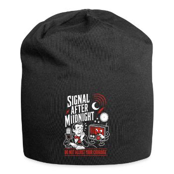 Signal After Midnight Radio Horror - Jersey Beanie - black - Front